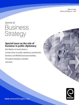 cover image of Journal of Business Strategy, Volume 27, Issue 3
